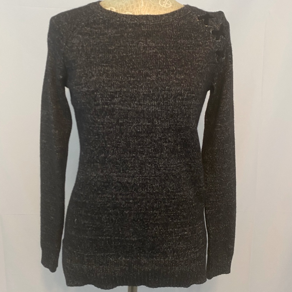NWT The Children’s Place Gray Lace Up Sweater, XXL